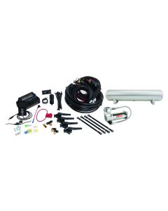 Air Lift Performance 3H (3/8 Air Line 4 Gal 5-Port  Raw Aluminum Tank VIAIR 444C Comp) - 27697