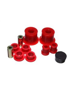 Energy Suspension 05-14 VW Jetta (Base) / 06-09 VW GTI Front Control Arm Bushing Set - Red - 15.3120R