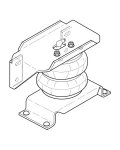 Firestone Ride-Rite Air Helper Spring Kit Rear Ford F550 / Ram 4500/5500 (W217602404) - 2404
