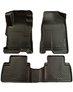Husky Liners 06-09 Ford Fusion/07-09 Lincoln MKZ (FWD) WeatherBeater Combo Black Floor Liners - 98301