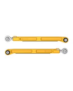 ICON 22-23 Toyota Tundra / 2024 Toyota Tacoma Billet Rear Lower Link Kit - Gold Anodized - 54002G