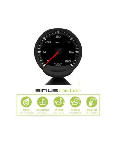 GReddy Sirius Unify Fuel Pressure Gauge Set (Sirius Meter w/Fuel Press Sensor Set & Vision Disp) - 16001744