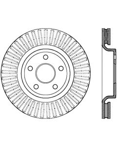 StopTech 11-13 Jeep Grand Cherokee Front Right Cryo Slotted Sport Rotor (Excludes SRT8) - 126.58008CSR