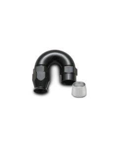 Vibrant -4AN 180 Degree Hose End Fitting for PTFE Lined Hose - 28804