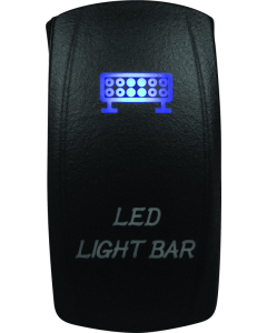 DragonFire Racing Lighted Switch Led Light Bar On/Off Blue - 521383