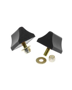 Prothane Universal Bump Stop 1-3/8 X 2 X 2-1/4 Wedge - Black - 19-1303-BL