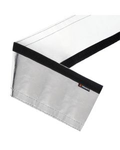 Mishimoto 1"x36" Silver Heat Shielding Sleeve- MISH-MMHP-HSS-136SL