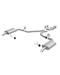 MagnaFlow 75-79 Chevy Corvette V8 5.7L Dual Split Rear Exit Stainless Cat-Back Perf Exhaust - 16710