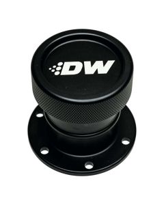 DeatschWerks Straight Filler Neck w/Cap - Matte Black - 6-03-FST-STRAIGHT