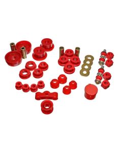 Energy Suspension 84-87 Honda Civic/CRX Red Hyper-Flex Master Bushing Set - 16.18101R