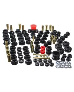 Energy Suspension 88-91 Honda Civic/CRX Black Hyper-Flex Master Bushing Set - 16.18102G