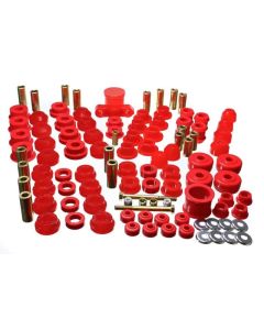 Energy Suspension 88-91 Honda Civic/CRX Red Hyper-Flex Master Bushing Set - 16.18102R
