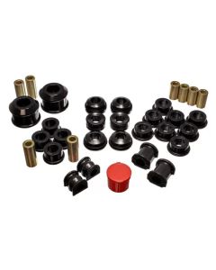 Energy Suspension 02-04 Acura RSX (includes Type S) Black Hyper-Flex Master Bushing Set - 16.18111G