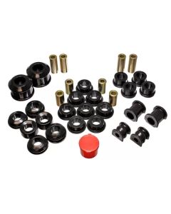 Energy Suspension 02-05 Honda Civic Si Black Hyper-Flex Master Bushing Set - 16.18112G