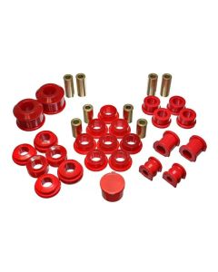 Energy Suspension 02-05 Honda Civic Si Red Hyper-Flex Master Bushing Set - 16.18112R
