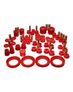 Energy Suspension 97-01 Honda Prelude (Type SH only) Red Hyper-Flex Master Bushing Set - 16.18113R