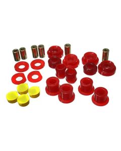 Energy Suspension 06-11 Honda Civic Red Rear Lower Trailing Arm and Lower Knuckle Bushing Set - 16.3123R