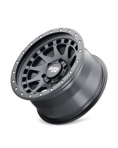 Dirty Life 9311 Enigma Pro 17x9/5x127 BP/-12mm Offset/71.5mm Hub Matte Black Wheel - Beadlock - 9311-7973MB12