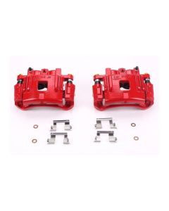 Power Stop 04-08 Chevrolet Colorado Front Red Calipers w/Brackets - Pair - S4938
