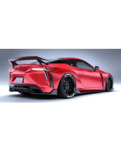 Voltex Type 12 Carbon Fiber GT Wing 1670mm with SPL Base for Lexus LC500 2017+