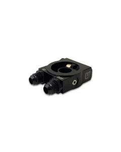 Vibrant Thermostatic Oil Cooler Sandwich Adapter w/Thermostat - 17065