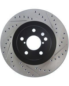 StopTech Sport Drilled/Slotted Brake Rotor Front Left- STOP-127.47018L