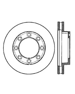 StopTech Slotted & Drilled Sport Brake Rotor - 127.66003R