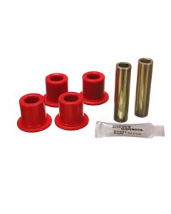 Energy Suspension Jeep Frame Shackle Bushing Set - Red - 2.2120R