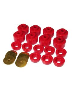Prothane 99-06 Chevy Silverado 2/4wd Body Mounts - Red - 7-141