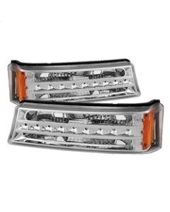 xTune Chevy Silverado 03-06 / Avalanche 02-06 LED Bumper Lights Chrome CBL-JH-CS03-LED-C - 9027499
