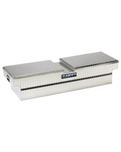 Lund 04-10 Chevy Colorado Ext. Cab Ultima Dual Lid Gull Wing Crossover Tool Box - Brite - 9352