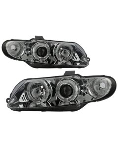Spyder Pontiac GTO 04-06 Projector Headlights LED Halo LED Smoke High H1 Low H1 PRO-YD-PGTO04-HL-SM - 5034007