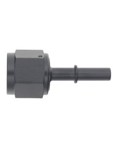 DeatschWerks 10AN Female Flare Swivel to 5/16in Male EFI Quick Disconnect - Anodized Matte Black - 6-02-0134-B