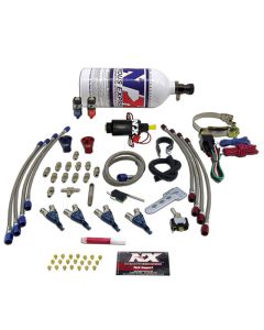 Nitrous Express 4 Cyl Piranha Nitrous Kit (For EFI Applications) w/2lb Bottle - 60007P