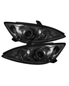 Spyder Toyota Camry 02-06 Projector Headlights LED Halo LED Smoke High H1 Low H1 PRO-YD-TCAM02-HL-SM - 5064325
