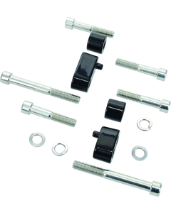 Kuryakyn Driver Floorboard Spacers 09-Up Touring Models Gloss Black - 7509