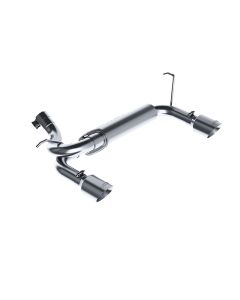 MBRP T409 Stainless Steel 2.5" Axle Back Dual Rear Exit Exhaust Jeep Wrangler 3.6L | 3.8L 2007-2018- - S5528409