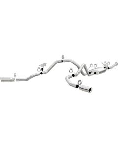 MagnaFlow Cat-Back 10-15 Toyota Tundra SC LB / CC SB 4.6L/5.7L V8 SS 2.5 Dual Split Rear 4in Tip - 19232