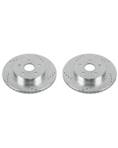 Power Stop 15-18 Subaru Legacy Rear Evolution Drilled & Slotted Rotors - Pair - JBR1718XPR