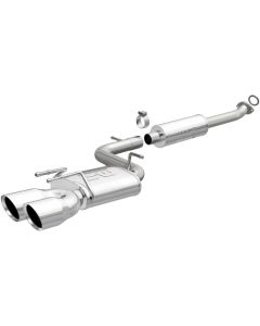 MagnaFlow CatBack 18-19 Toyota Camry SE 2.5L Street Series Single Exit Polished Stainless Exhaust - 19410