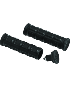Kuryakyn Dillinger Grips 1in Universal Black - 6677