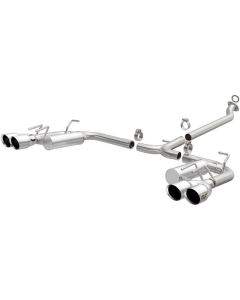 MagnaFlow 18-19 Toyota Camry XSE 2.5L (FWD) Street Series Cat-Back Exhaust w/4in Polished Quad Tips - 19494
