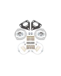 BMR 16-24 Chevy Camaro Caster Camber Plates - Black Hammertone - WAK360H