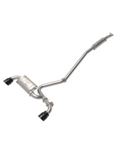 aFe 22-23 Hyundai Kona N L4 2.0L(t) Takeda 3in 304 SS Cat-Back Exhaust System w/ Black Tips - 49-37033-B