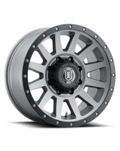 ICON Compression HD 18x9 8x170 6mm Offset 5.25in BS Titanium Wheel - 2018908152TT