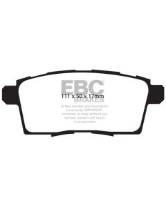 EBC 06-08 Ford Edge 3.5 2WD Ultimax2 Rear Brake Pads - UD1259