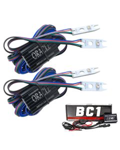 Oracle 15-17 Ford F-150 Headlight DRL Upgrade Kit - ColorSHIFT w/ BC1 Controller - 2395-335