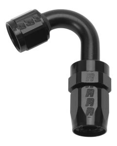 Russell Performance -6 AN Black 120 Degree Full Flow Swivel Hose End - 613405