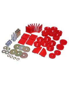 Energy Suspension 86-95 Suzuki Samurai Red Body Mount Set - 1.4101R