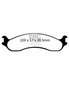 EBC 98-03 Dodge B250 B2500 Cargo 2500 Van 3/4 Ton Ultimax2 Front Brake Pads - UD655